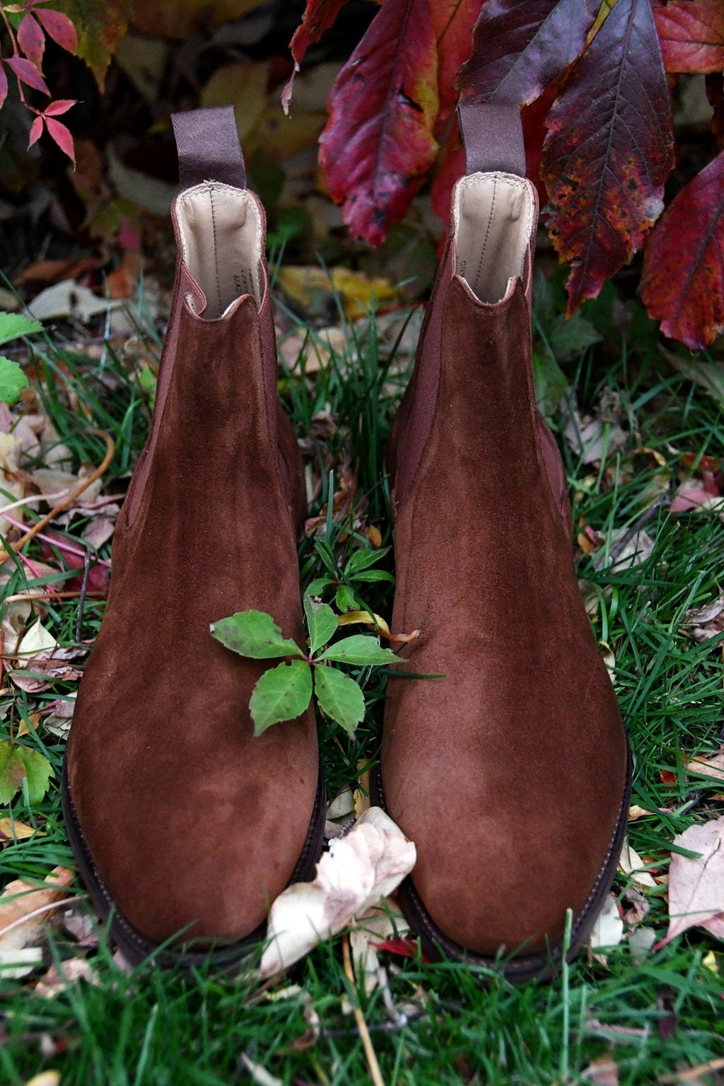 Bonnie Chelsea Boot, Polo-Braun Kalbsleder Wildleder „City”