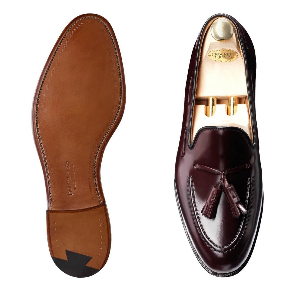 Cavendish 2 Tassel Loafer, Burgunder Cordovan