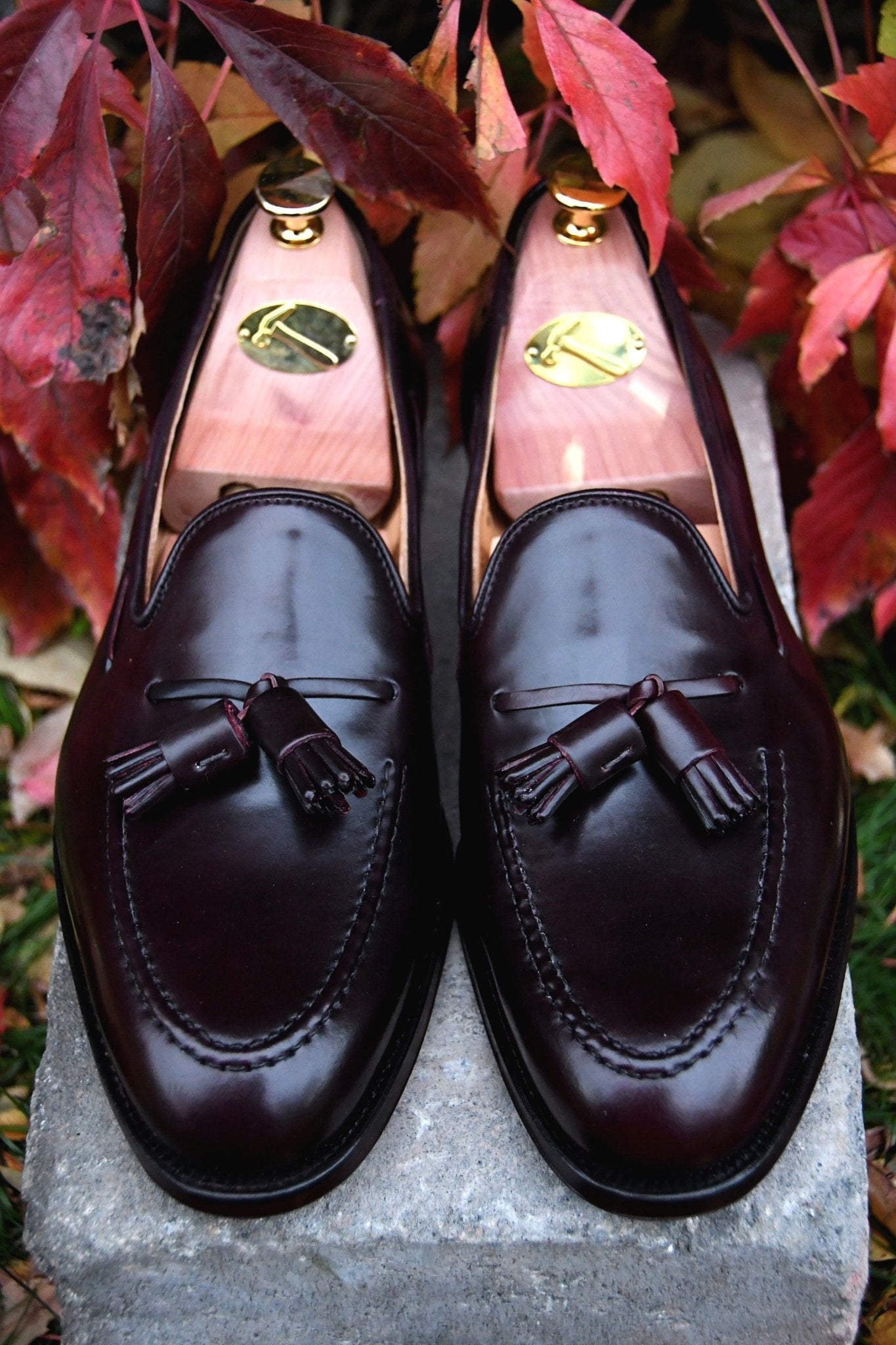 Cavendish 2 Tassel Loafer, Burgunder Cordovan
