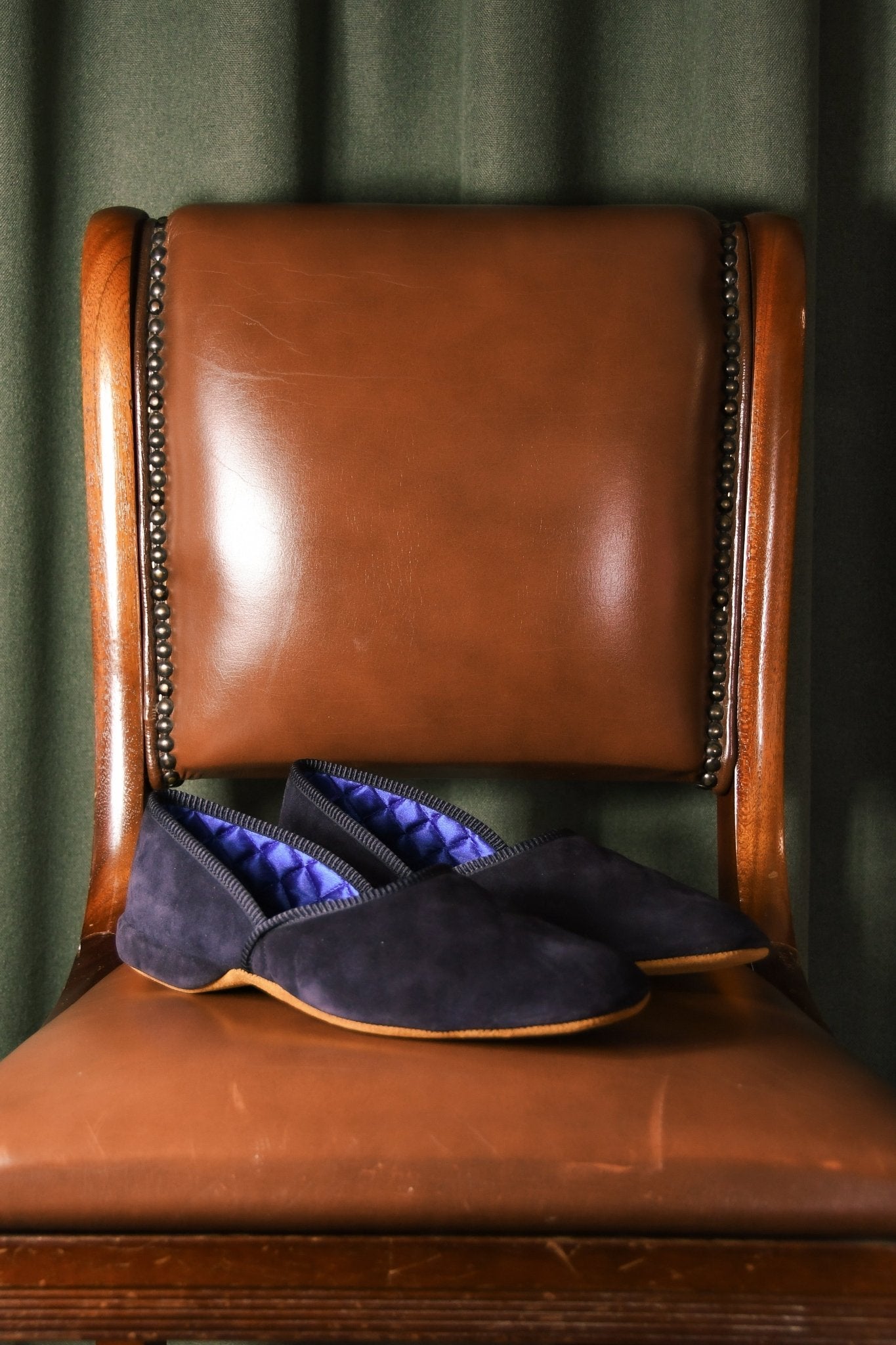 Grecian Marineblaues Wildleder